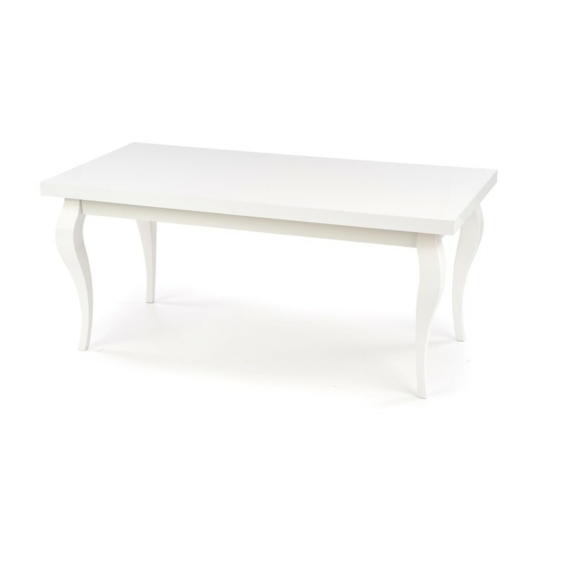 Carellia - Table basse 120 cm x 60 cm x 53 cm - Blanc - Tables basses