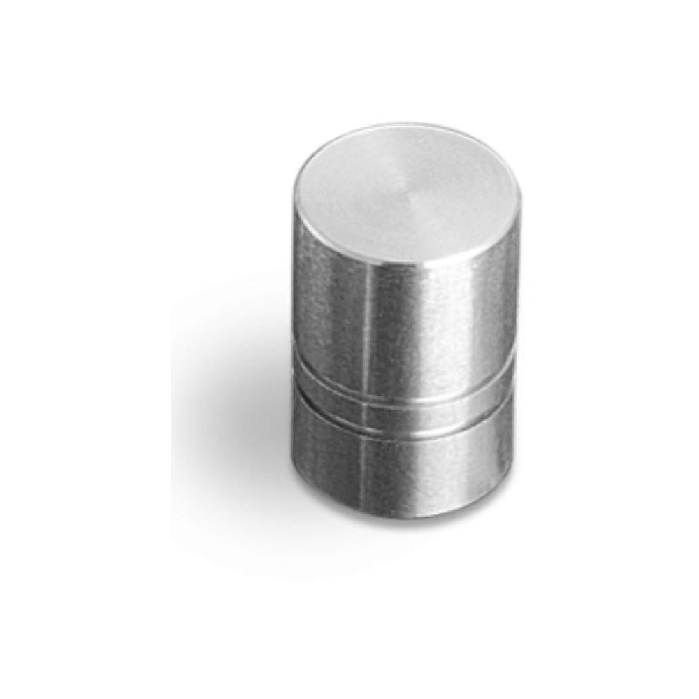 Verges - Bouton acier - Décor : Inox brossé - Diamètre : 18 mm - Matériau : Acier - VERGES - Poignée de meuble