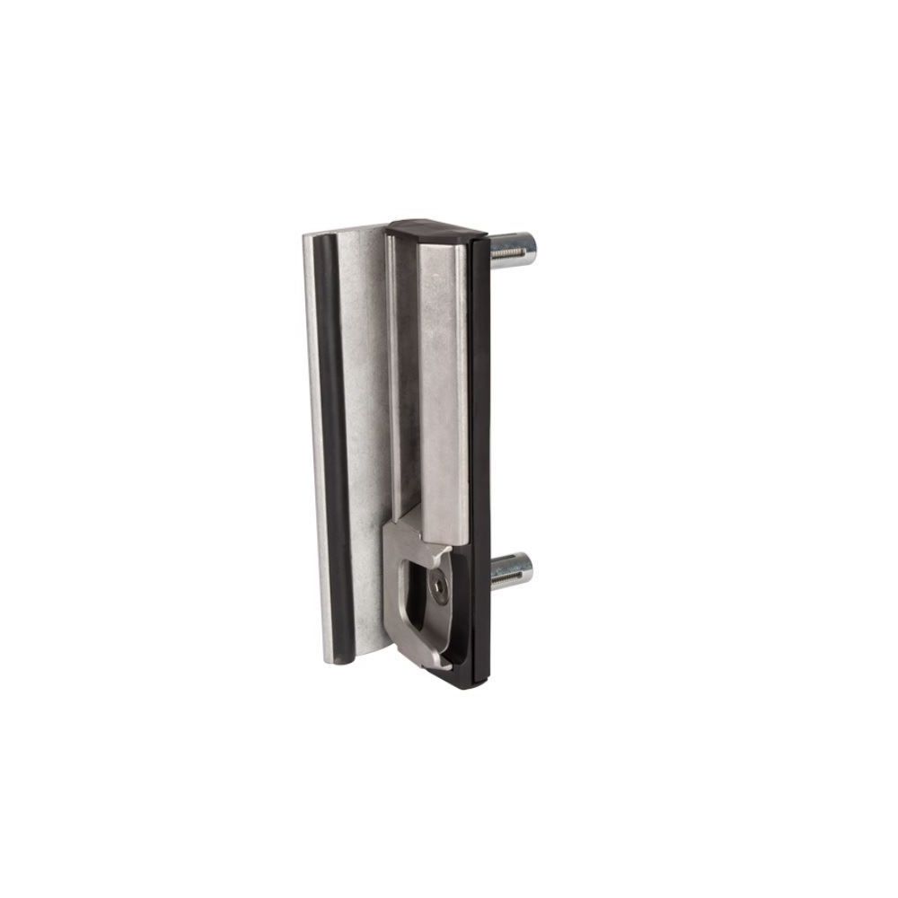 Locinox - Gâche de sécurité de type industriel, système d'ancrage acier inoxydable, grise, profil rond 40-60 mm. - Serrure pour portail