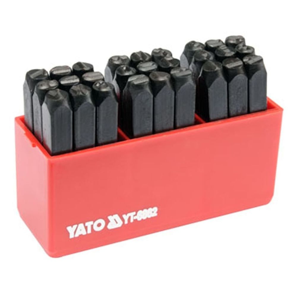 Yato - YATO Lettre à frapper 27 pcs 6 mm - Visserie