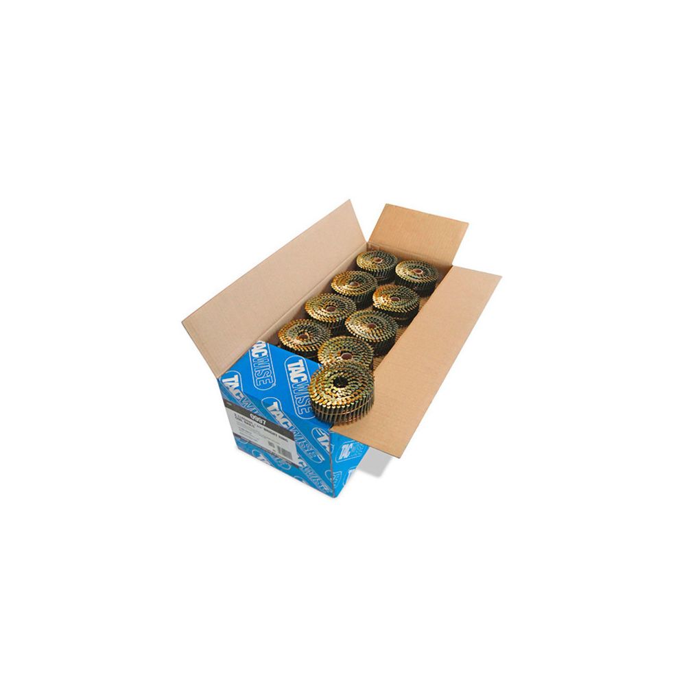 Tacwise - Boîte de 14 400 clous à tête plate, annelés en rouleau D. 2,1 x 45 mm - Tacwise - 0997 - Clouterie