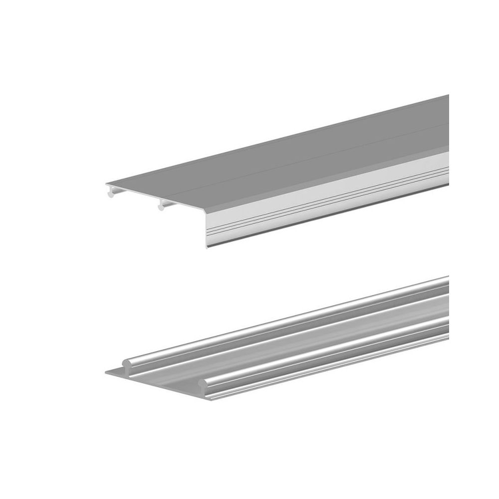 Slid'Up By Mantion - Rails haut et bas en aluminium pour SLID'UP 210-220-230 - 2,70 m - argent - Système coulissant