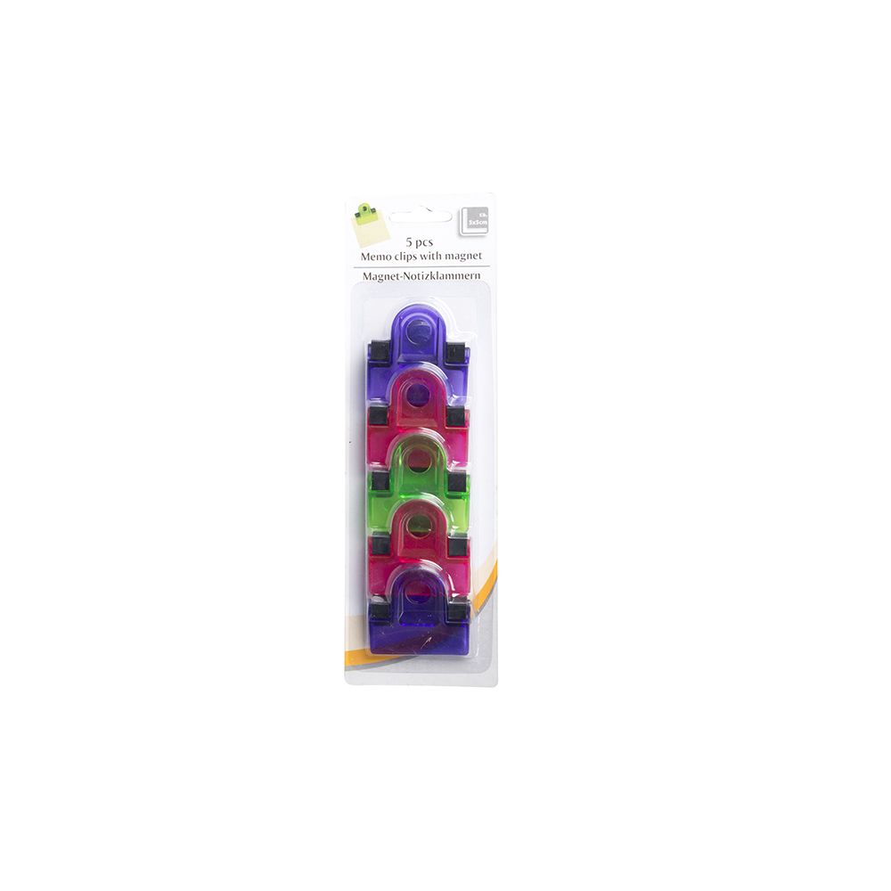 Maison Futee - Pinces magnet multicolores - Par 5 - Visserie