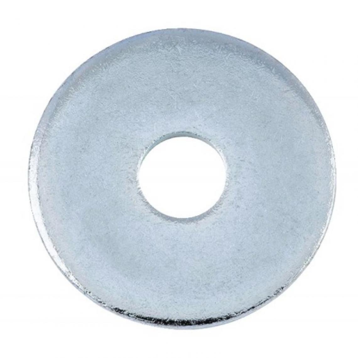 Gfd - Rondelles de charpentier acier zingué blanc diamètre 10, dxDxe : 11x36x3mm boîte de 100 pièces - Charnière de fenetre