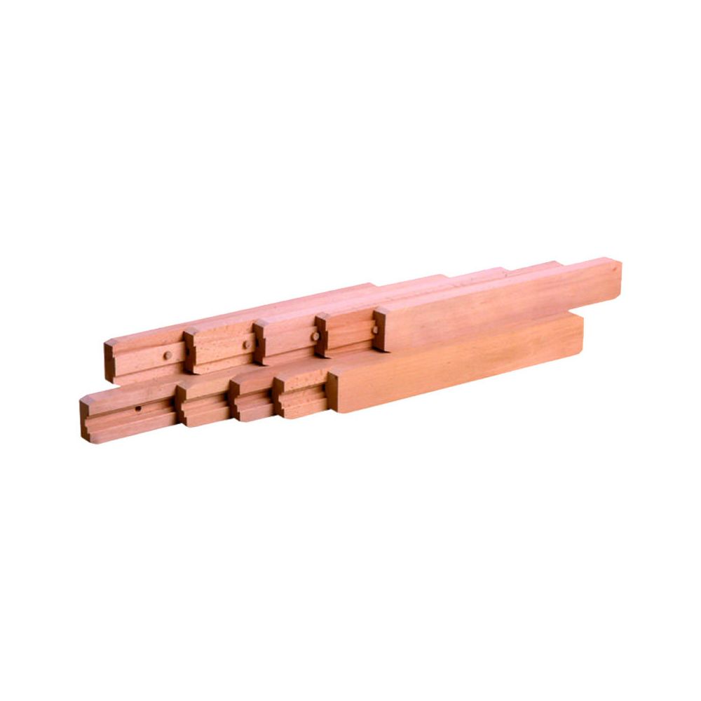 Itar - Coulisses de table - en bois - ouverture centrale synchronise - Ouverture : 1520 mm - Croisement : 220 - Longueur lame : 5L600 - ITAR - Glissière, coulisse de tiroir