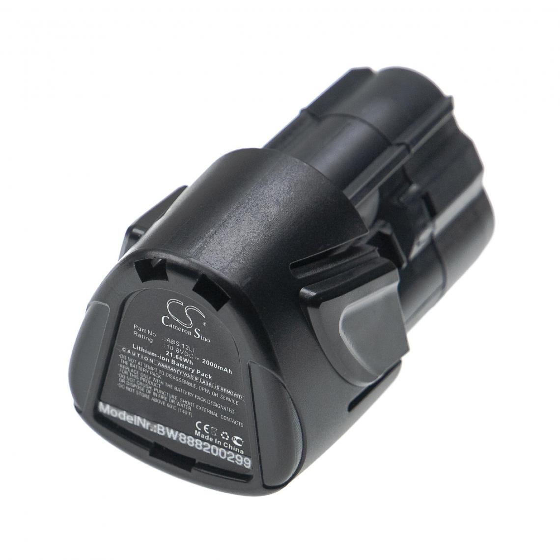 Vhbw - vhbw Batterie compatible avec Lux Tools ABS 12Li 396951 outil électrique (2000mAh Li-ion 10,8V) - Clouterie