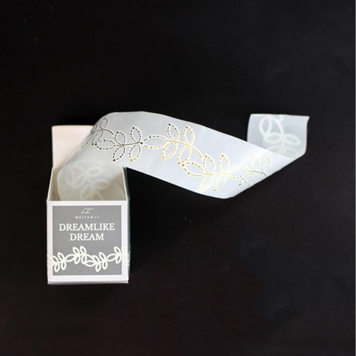 Wewoo - Ruban de bronzage creux en dentelle vintage bricolage autocollant étiquette papeterie rêve si - Colle & adhésif