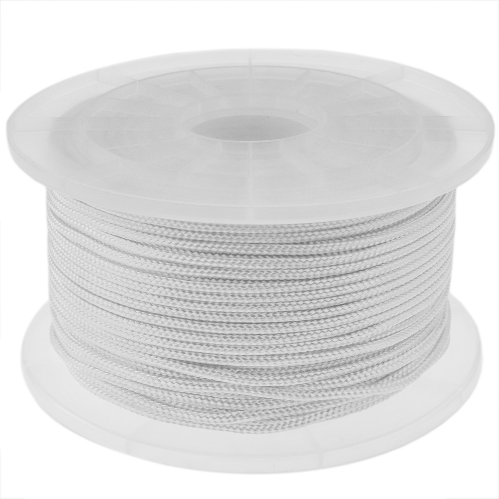 Primematik - Corde en polyester tressée 100 m x 3 mm blanche - Corde et sangle
