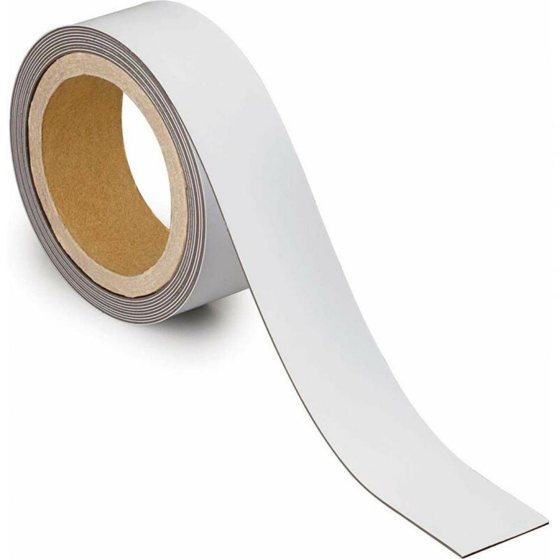 Maul - MAUL Ruban magnétique, 40 mm x 3 m, épaisseur: 1 mm, blanc () - Visserie