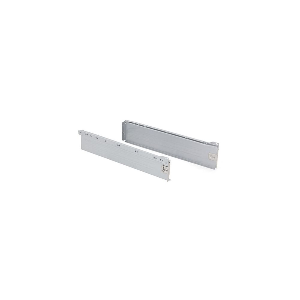 Emuca - Kit de tiroir Ultrabox hauteur 118 mm et profondeur 500 mm finition gris métallisé - 4388025 - Emuca - Glissière, coulisse de tiroir