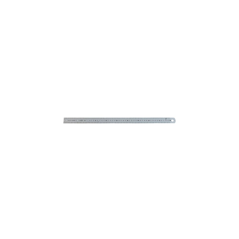 Wilmartsa - Réglet 1/2 Rigide 500mm 30X0,8mm inox chrome mat WILMART 105402 - Équerre étagère