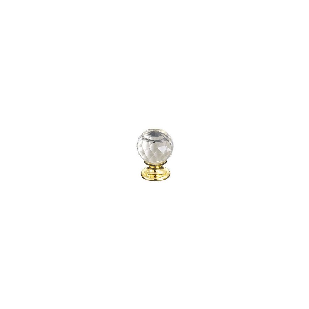 Fosun - Bouton cristal - Hauteur : 36 mm - Diamètre : 25 mm - FOSUN - Poignée de meuble