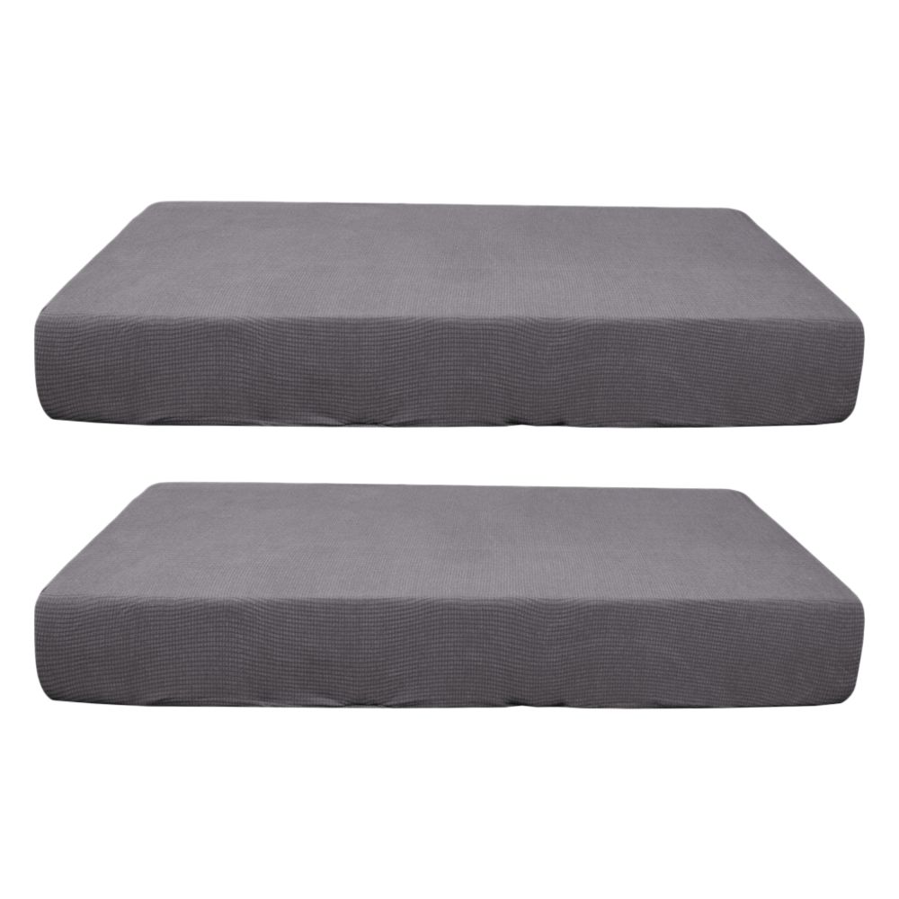 marque generique - 2/3 / 4pcs stretch spandex jacquard canapé siège coussin couvre gris clair - Tiroir coulissant