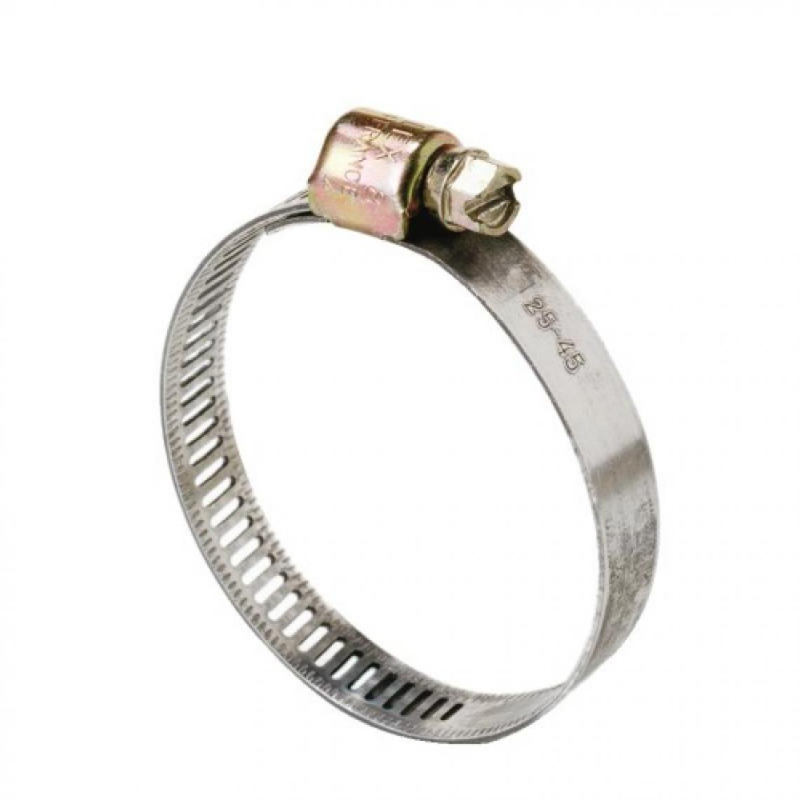 Serflex - Colliers de serrage acier W1 bande ajourée 5 mm, diamètre de serrage minimum 7/maximum 11 mm, boîte de 50 - Visserie
