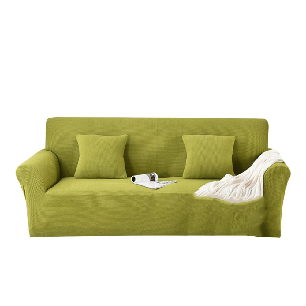 marque generique - Housse canapé canapé 3 places spandex élastique housse housse décor vert vif - Tiroir coulissant