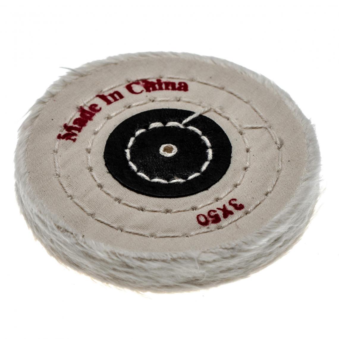 Vhbw - vhbw Bonnet de lustrage pour polisseuse d'angle, perceuse courante - Pad de rechange avec diamètre de 7,5cm, coton - Clouterie
