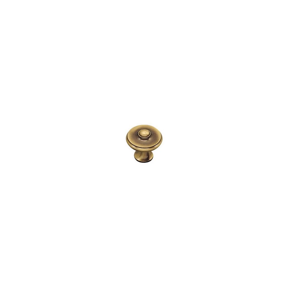 Dubois Sas - Bouton lyonnais laiton - Hauteur : 31 mm - Diamètre : 34 mm - Décor : Bronze - DUBOIS - Poignée de meuble