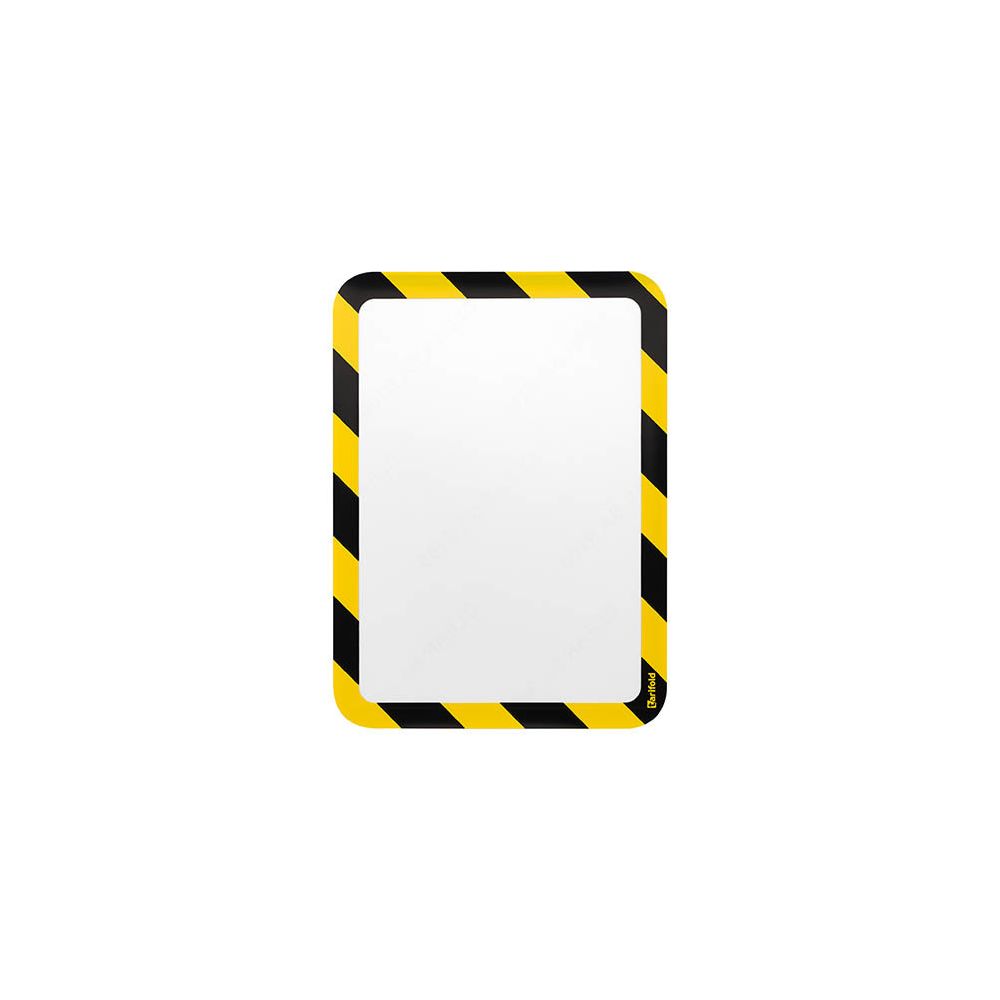 Tarifold - Pochettes magnétiques sécurité A4 TARIFOLD jaune - Lot de 2 - Extincteur & signalétique
