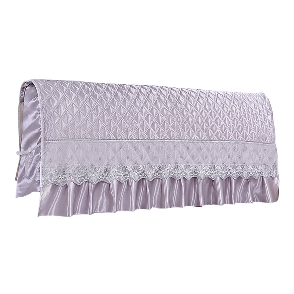 marque generique - housse de housse de tête de lit pour lit de chambre à coucher extensible housse violet 180cm - Tiroir coulissant