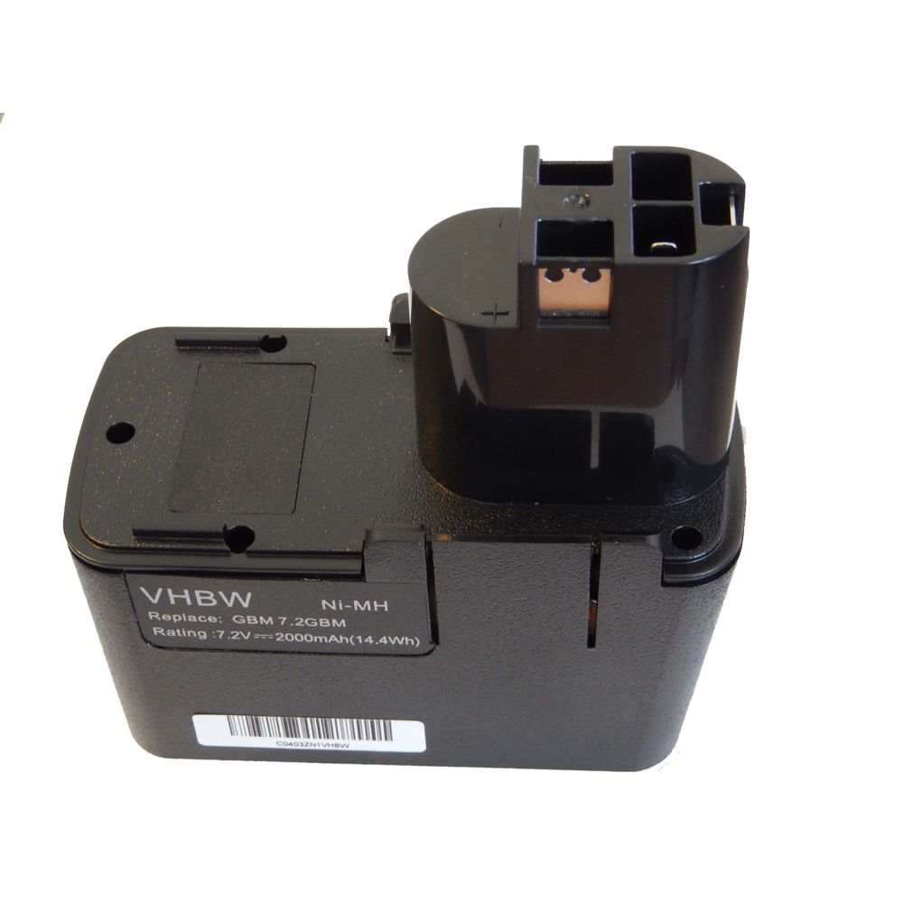 Vhbw - vhbw NiMH Batterie 2000mAh pour outils électriques Würth ABS 72M-2 comme 2607335031, 0601936771, etc. - Clouterie