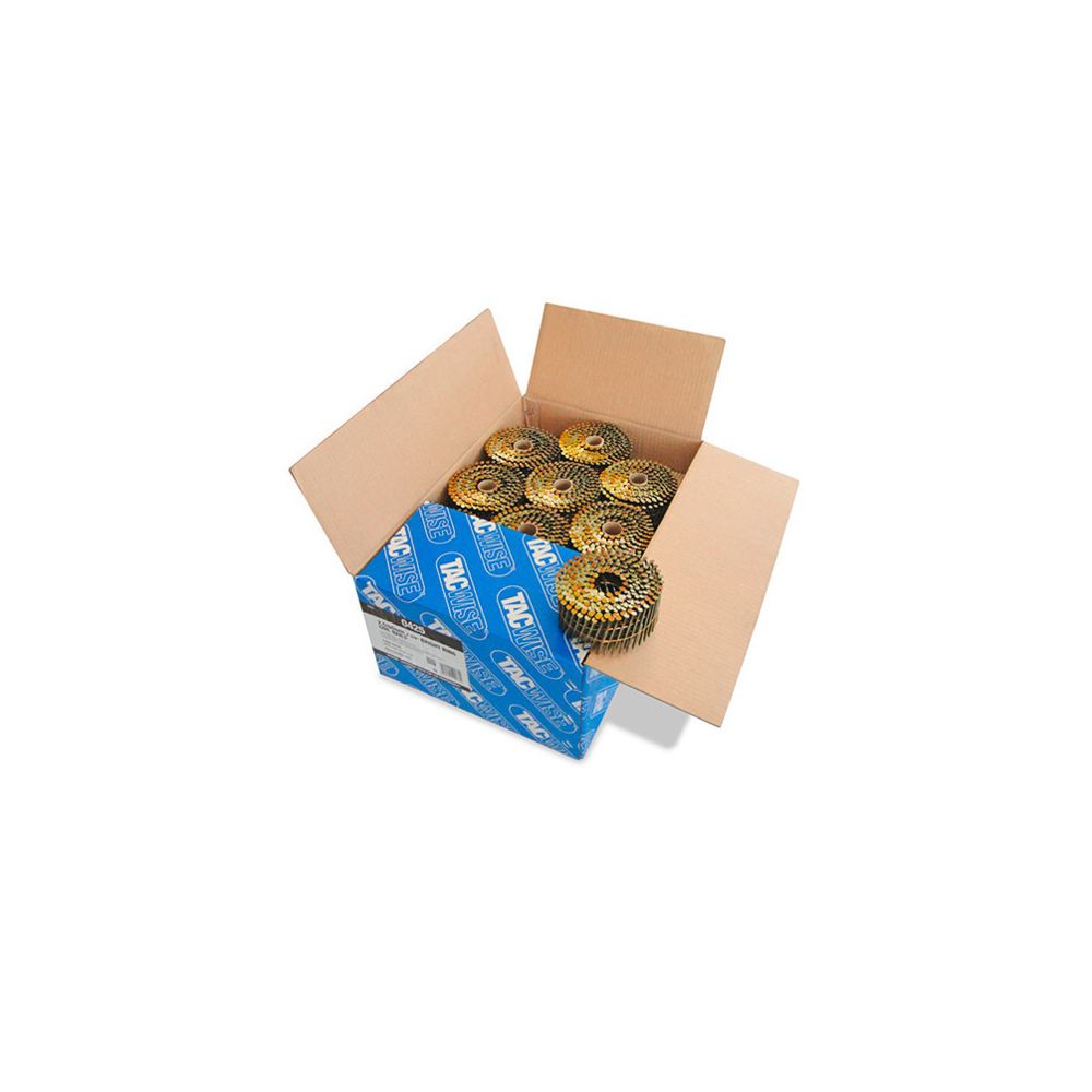 Tacwise - Boîte de 9000 clous à tête plate, annelés en rouleau D. 2,5 x 60 mm - Tacwise - 0425 - Clouterie