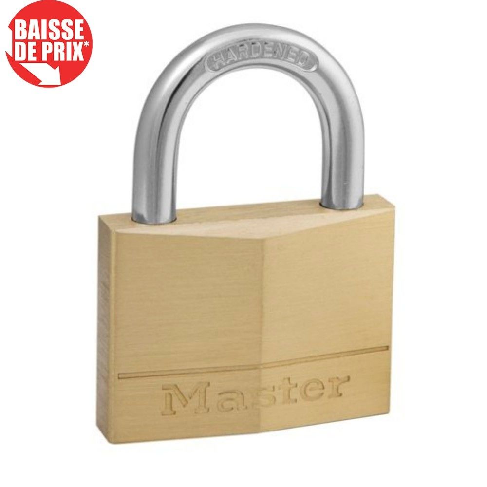 Master Lock - Master Lock Cadenas en laiton massif 50 mm 150EURD - Verrou, cadenas, targette