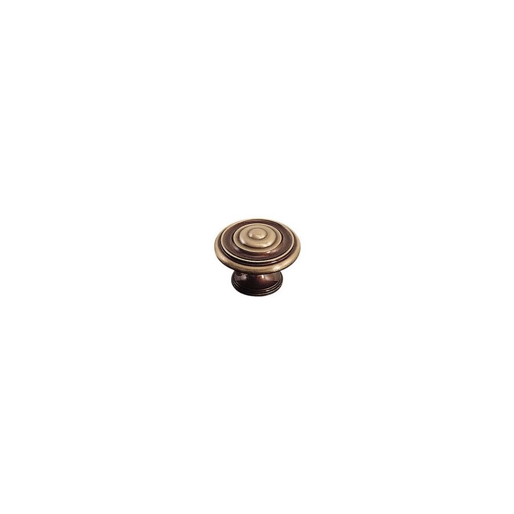 Fosun - Bouton rustique laiton - Décor : Bronze - Diamètre : 30 mm - Hauteur : 22 mm - FOSUN - Poignée de meuble