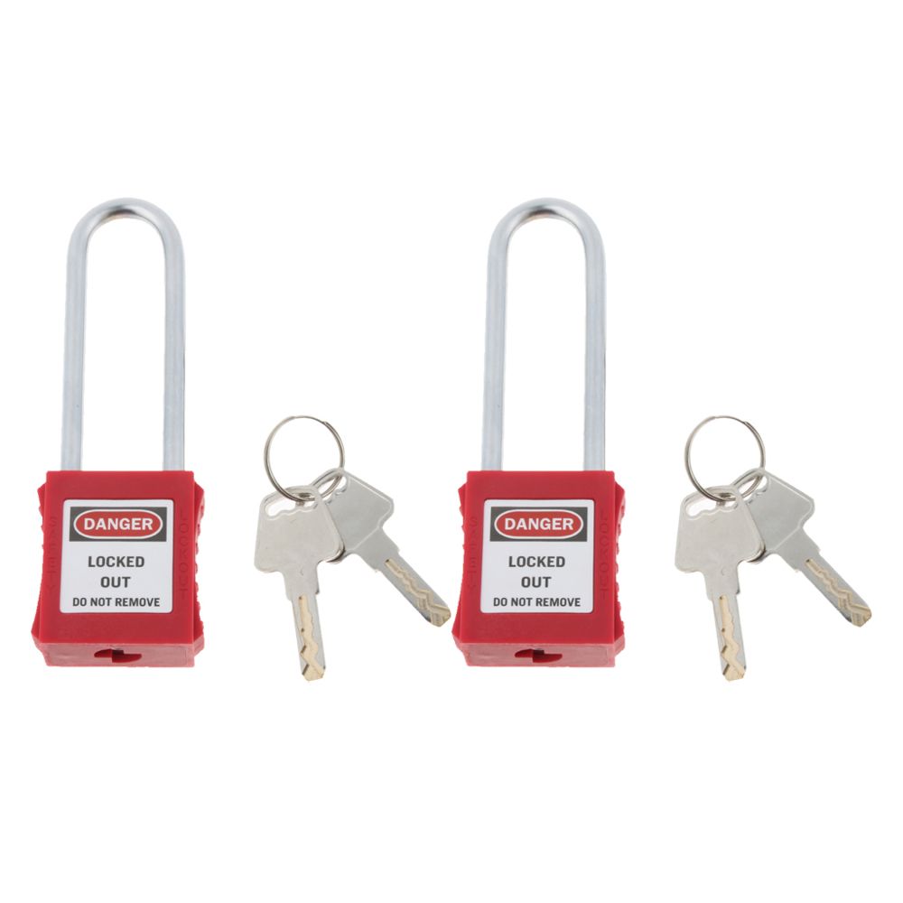 marque generique - Cadenas de verrouillage de sécurité cadenas à clé - Bloque-porte
