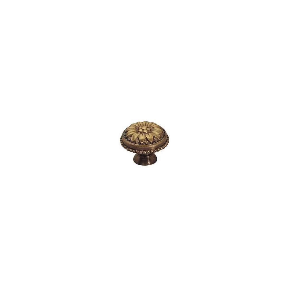 Fosun - Bouton louis xvi laiton - Diamètre : 25 mm - Décor : Bronze - FOSUN - Poignée de meuble
