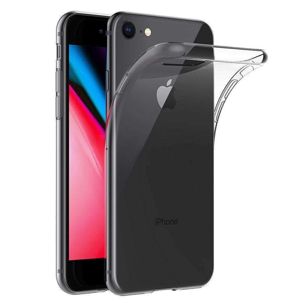 Phonillico - Coque Gel TPU Transparent pour Apple iPhone 8 [Phonillico®] - Coque, étui smartphone