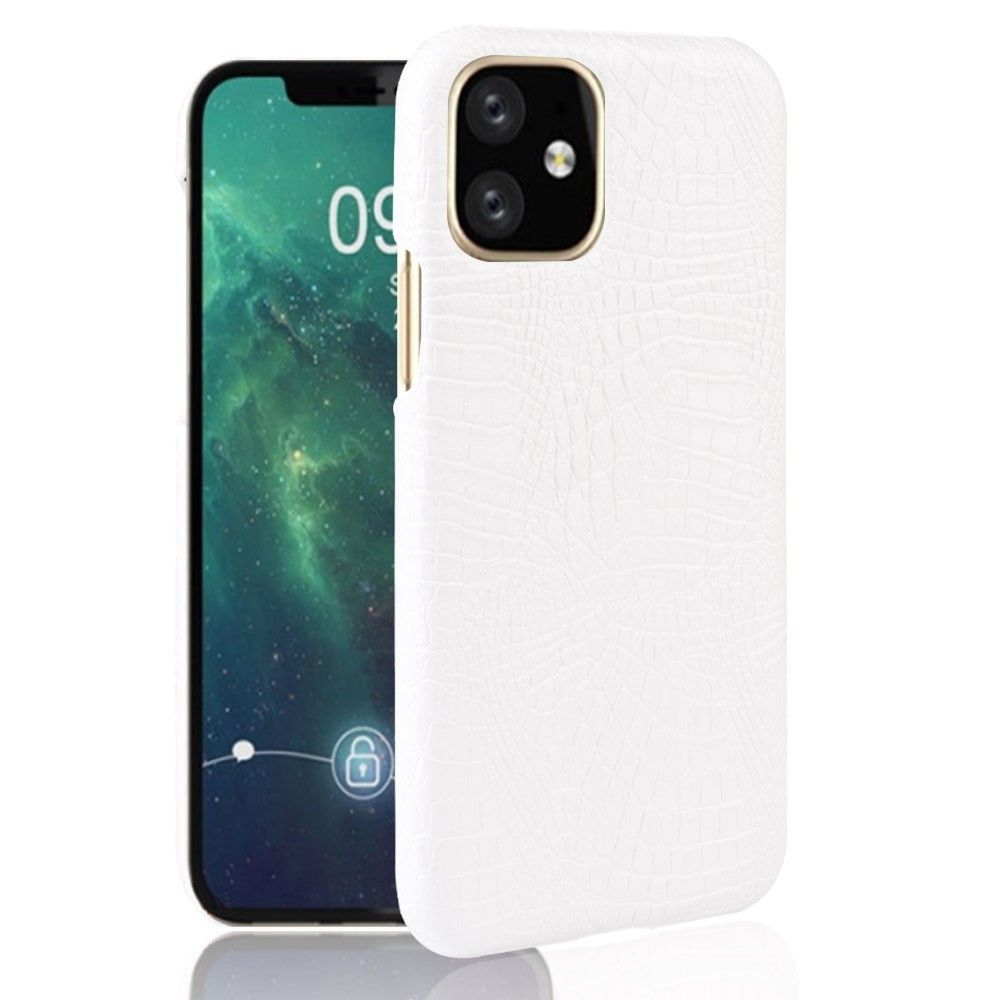 marque generique - Etui en PU crocodile blanc pour votre Apple iPhone 6.1 pouces (2019) - Coque, étui smartphone