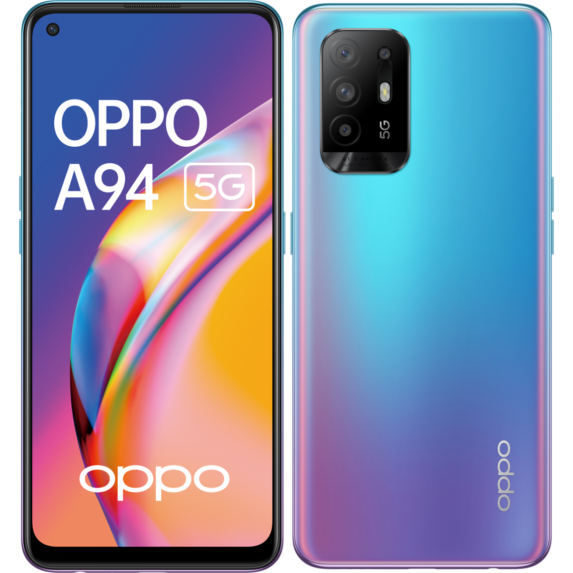 Oppo - A94 - 128 Go - 5G - Bleu - Smartphone Android