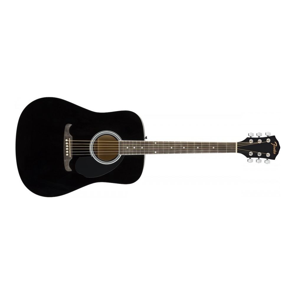 Fender - Fender FA-125 black - guitare acoustique Dreadnought - Guitares acoustiques