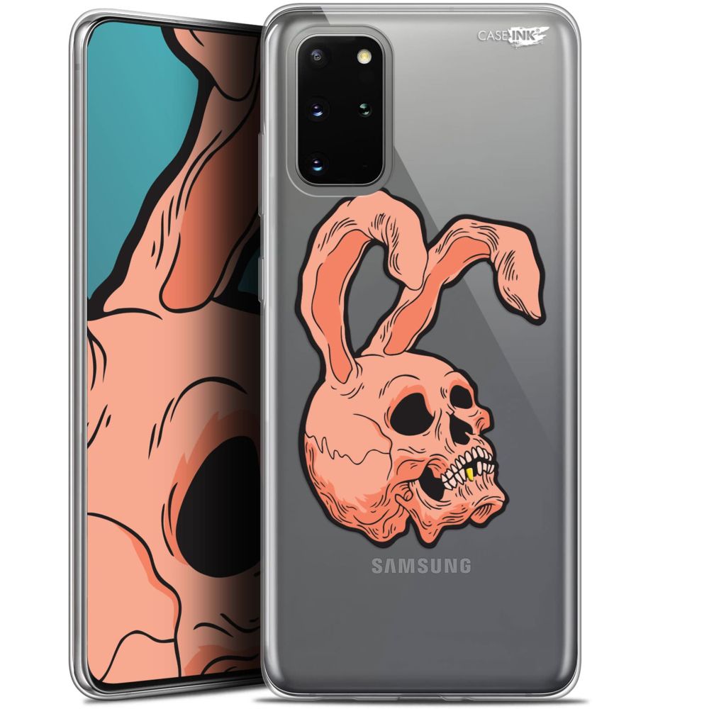 Caseink - Coque arrière Samsung S20+ (6.7 ) Gel HD [ Nouvelle Collection - Souple - Antichoc - Imprimé en France] Rabbit Skull - Coque, étui smartphone