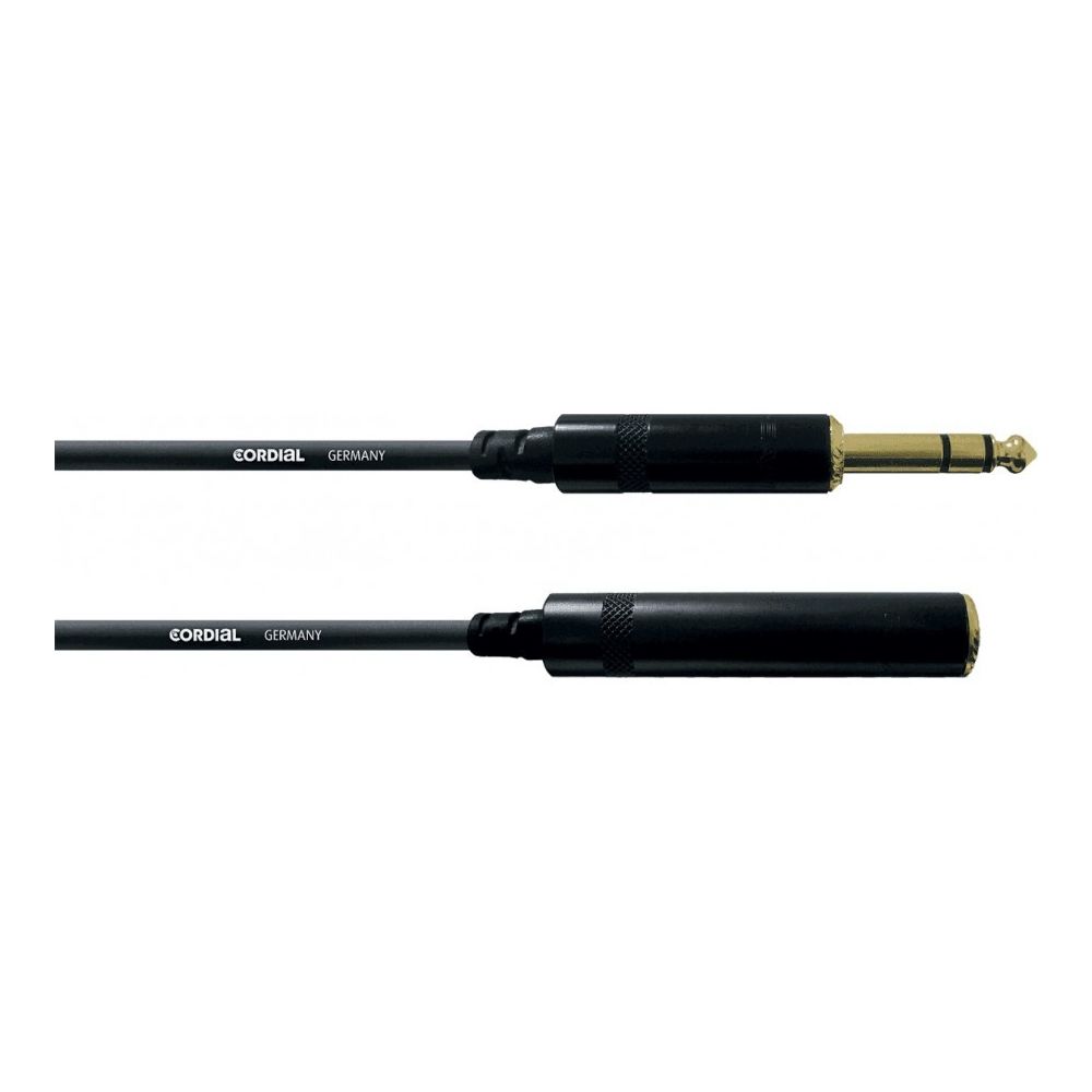 Cordial - Cordial CFM7.5VK - Câble audio jack mâle-jack femelle stéréo 7,5 m - Effets et périphériques