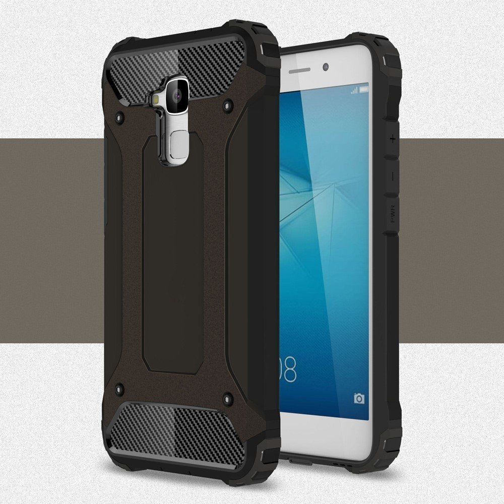 Kabiloo - Coque Hybrid Duo noir pour Honor 5C - Coque, étui smartphone