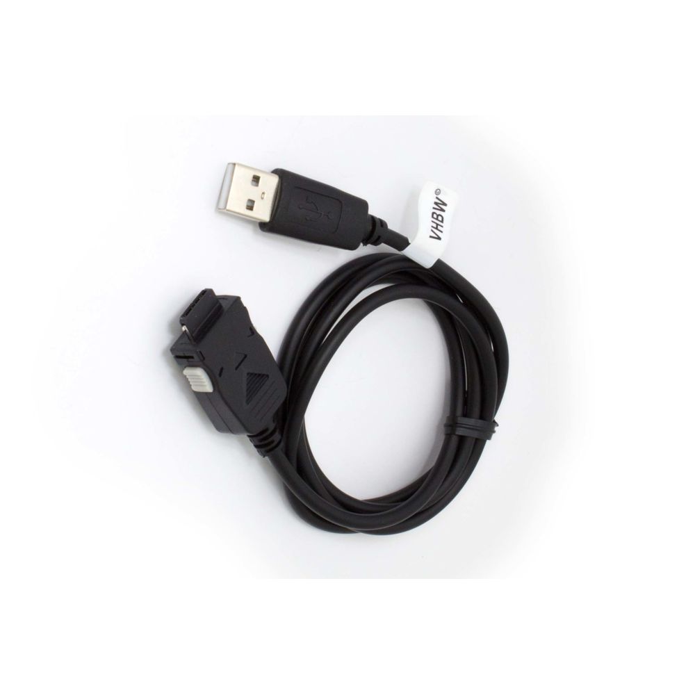 Vhbw - vhbw câble de données USB pour Samsung SGH E860v, SGH i300, SGH P735, SGH P900, SGH S400i, SGH T309, SGH X200, SGH X460 téléphone portable noir 100cm - Autres accessoires smartphone