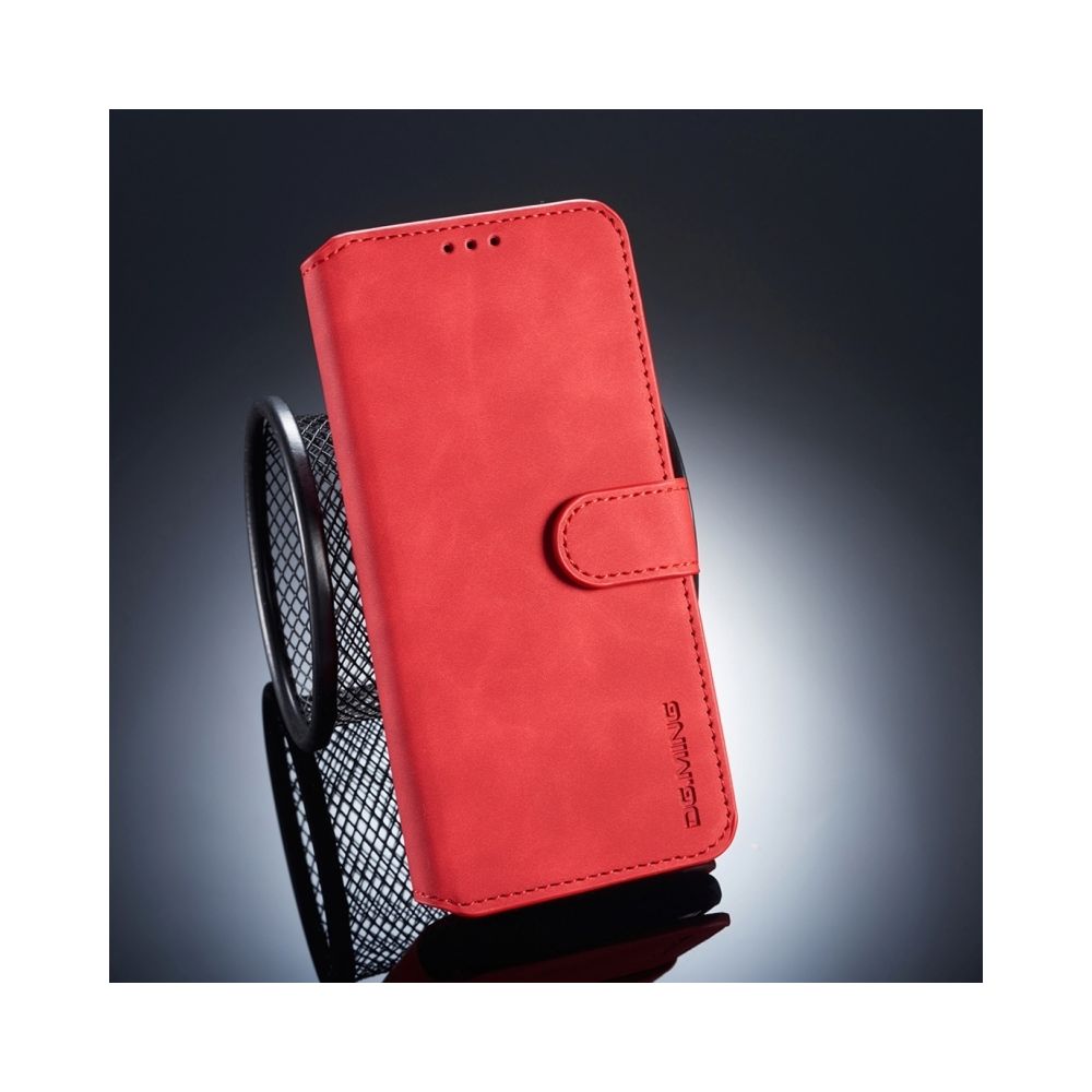 Wewoo - Housse Coque Etui à rabat horizontal côté huile pour HuMate 20 Pro, avec support et emplacements de cartes porte-monnaie (Rouge) - Coque, étui smartphone