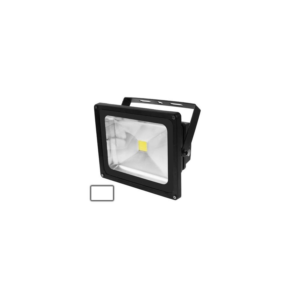 Wewoo - Projecteur LED noir Lampe de à blanche haute puissance 50W, AC 85-265V, Flux lumineux: 4000-4500lm - Projecteurs LED