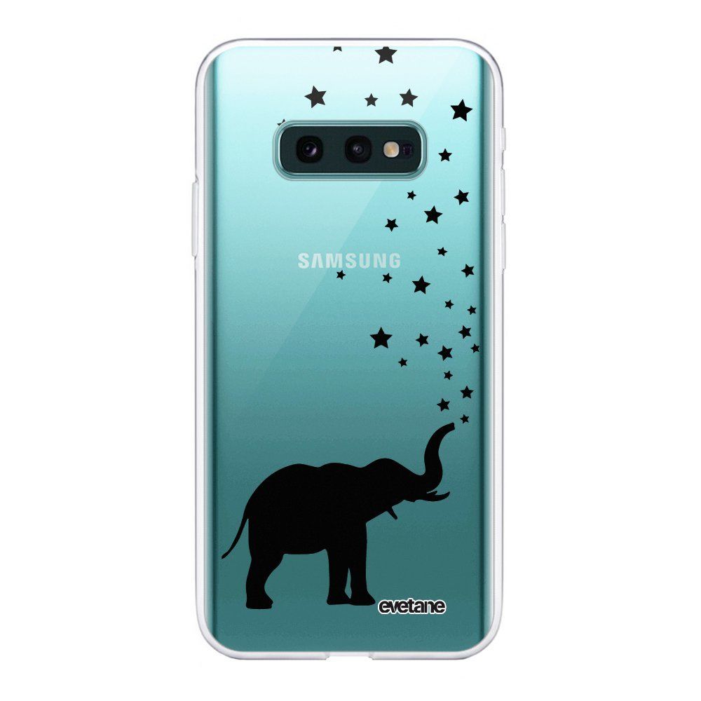 Evetane - Coque Samsung Galaxy S10e souple transparente Elephant Motif Ecriture Tendance Evetane. - Coque, étui smartphone