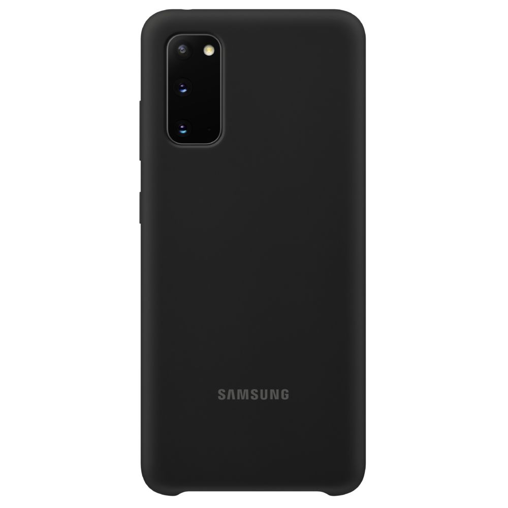 Samsung - Coque Silicone pour Galaxy S20 Noir - Coque, étui smartphone