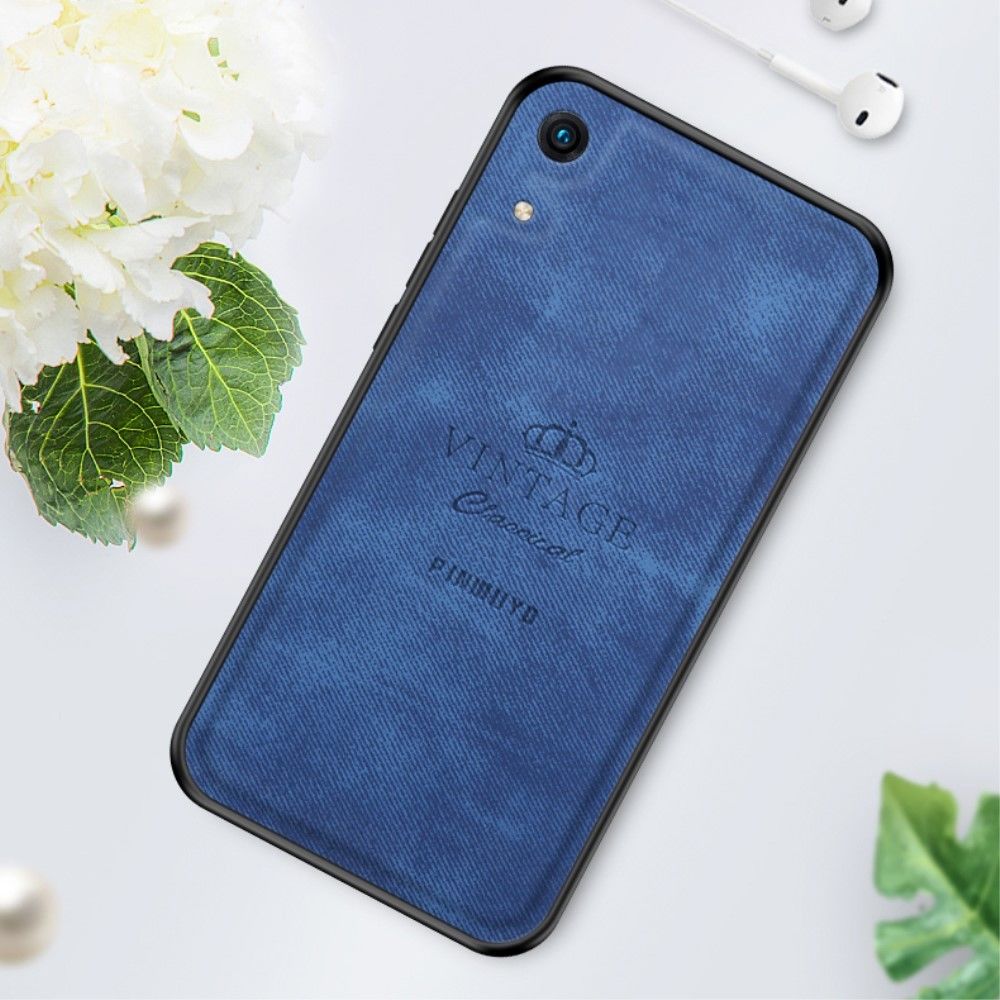 marque generique - Etui en PU série honorable anti-chute bleu pour votre Huawei Honor 8A - Coque, étui smartphone