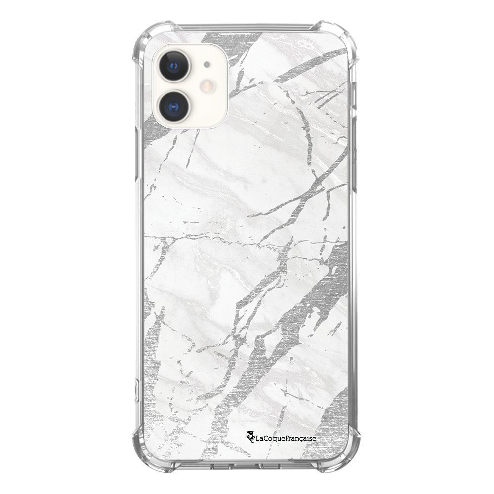 La Coque Francaise - Coque iPhone 11 anti-choc souple avec angles renforcés transparente Marbre gris La Coque Francaise - Coque, étui smartphone