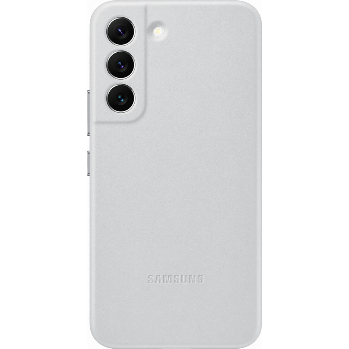 Samsung - Coque Samsung G S22 5G en Cuir Gris clair Samsung - Coque, étui smartphone