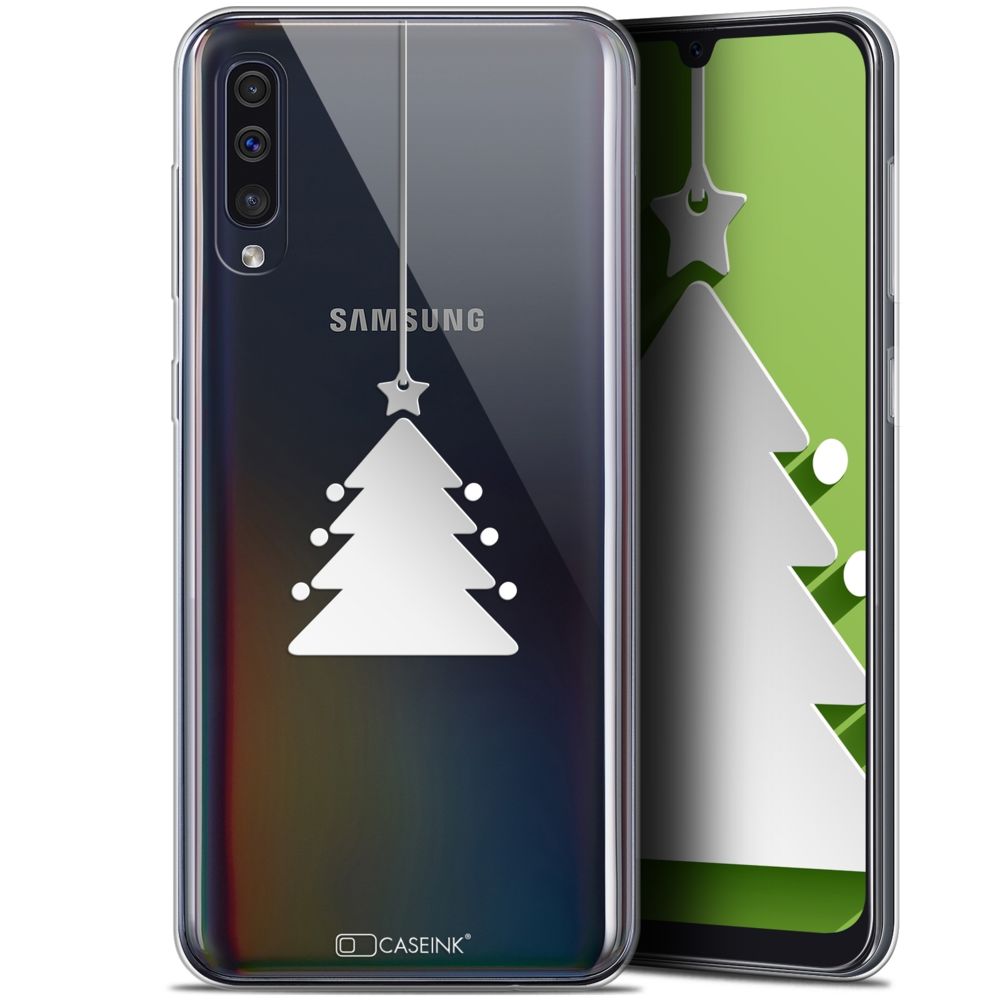 Caseink - Coque Pour Samsung Galaxy A50 (6.4 ) [Gel HD Collection Noël 2017 Design Petit Arbre - Souple - Ultra Fin - Imprimé en France] - Coque, étui smartphone