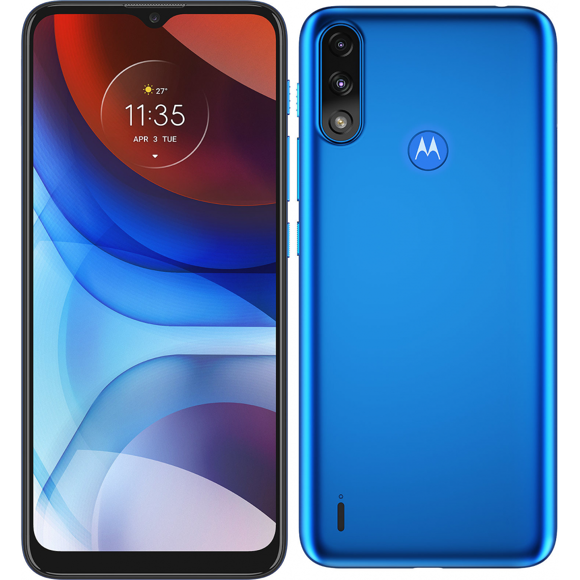 Motorola - Moto e7i Power - 2/32 Go - Bleu Tahitien - Smartphone Android