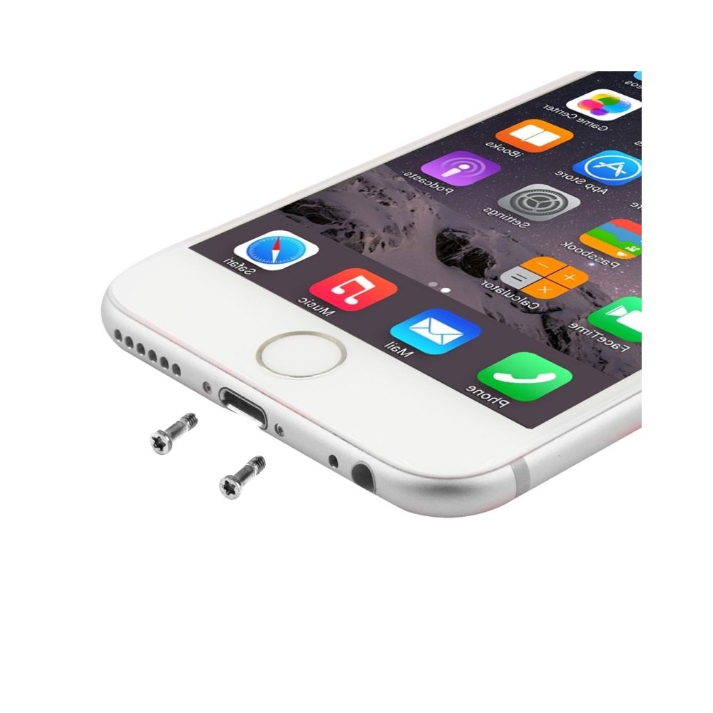 Wewoo - Pour iPhone 6s & 6s blanc plus vis de port de charge universelles 100 PCS pièce détachée - Autres accessoires smartphone