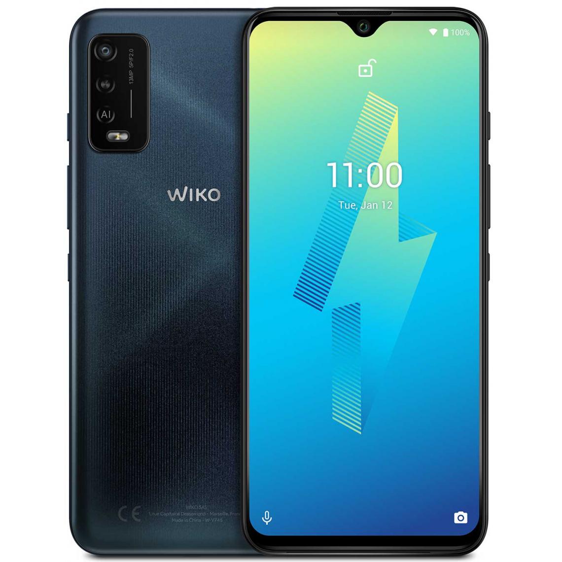 Wiko - WIKO Power U10 LS Carbone Blue 32Go - Smartphone Android