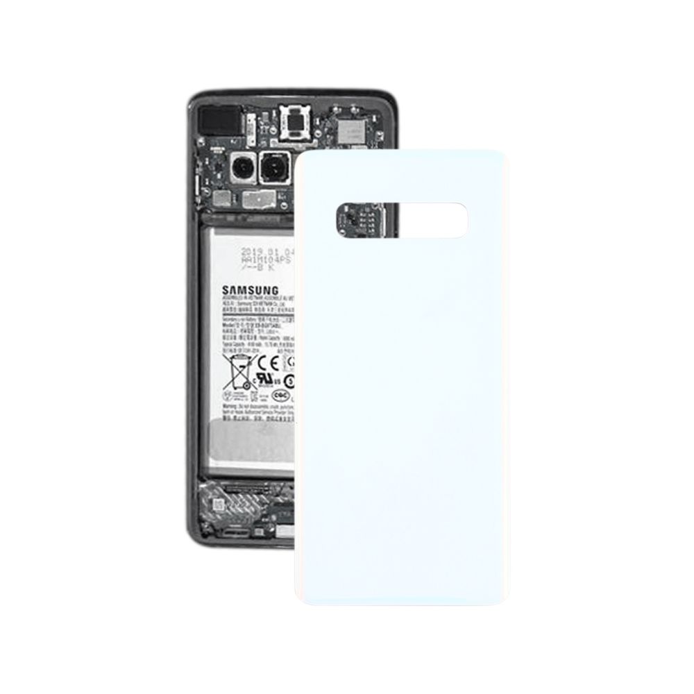 Wewoo - Coque Arrière Batterie pour Galaxy S10 (Blanc) - Coque, étui smartphone