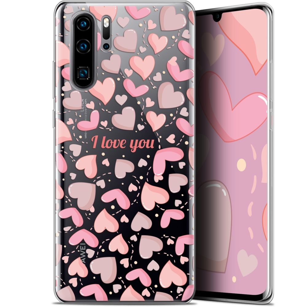 Caseink - Coque Pour Huawei P30 Pro (6.47 ) [Gel HD Collection Love Saint Valentin Design I Love You - Souple - Ultra Fin - Imprimé en France] - Coque, étui smartphone